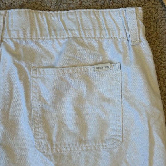 Denizen From Levi's Loose A-Line Shorts Size 16 Off-white/white - Picture 7 of 10
